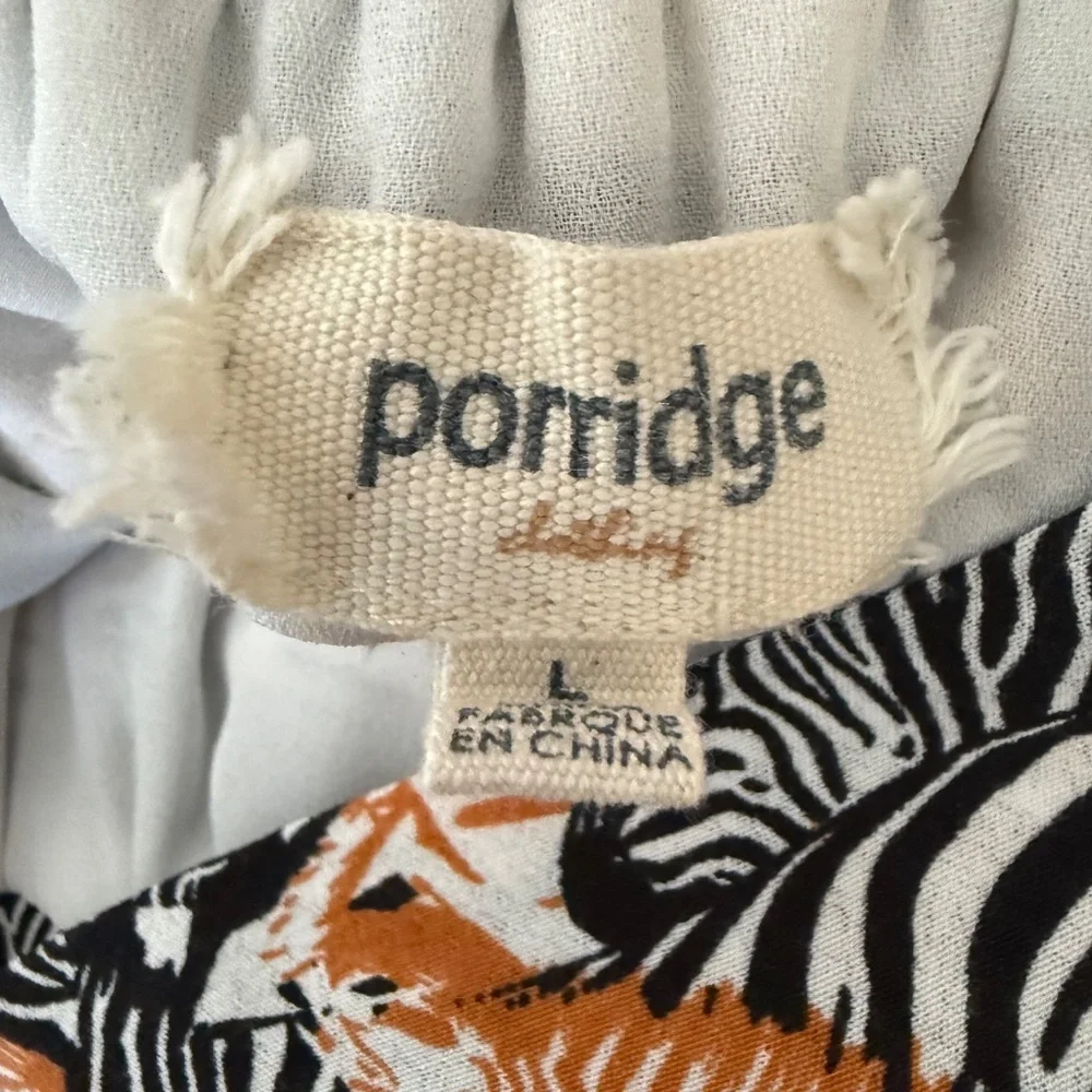 ANTHROPOLOGIE PORRIDGE ZEBRA SKIRT L - Picture 2 of 10
